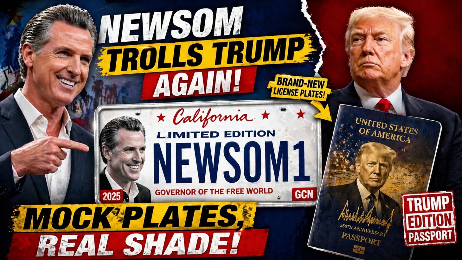 Trump Passport Plan Draws Satire From California Governor Newsom