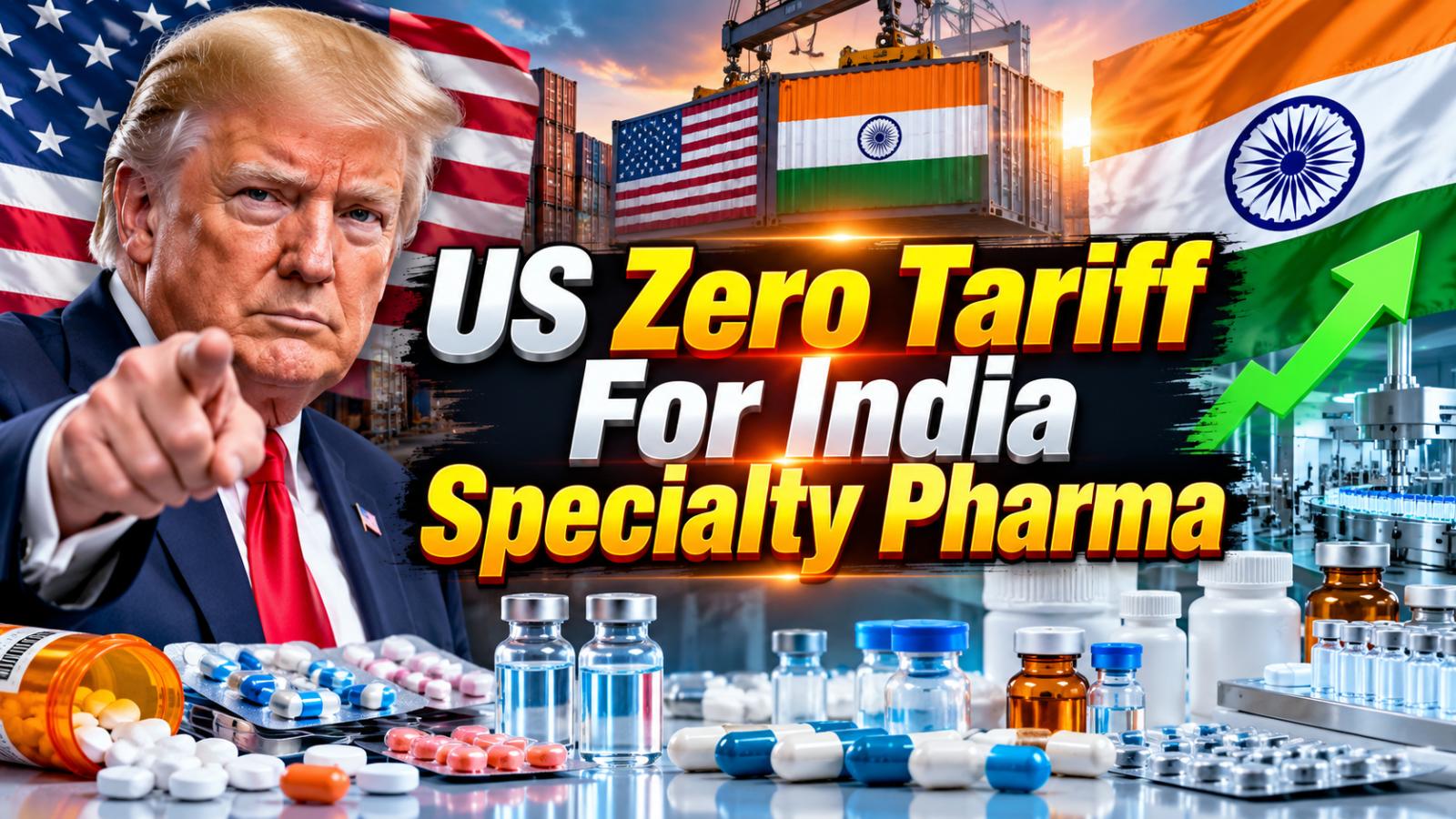 India Specialty Pharma Zero Tariff Takes Effect Under US Rules