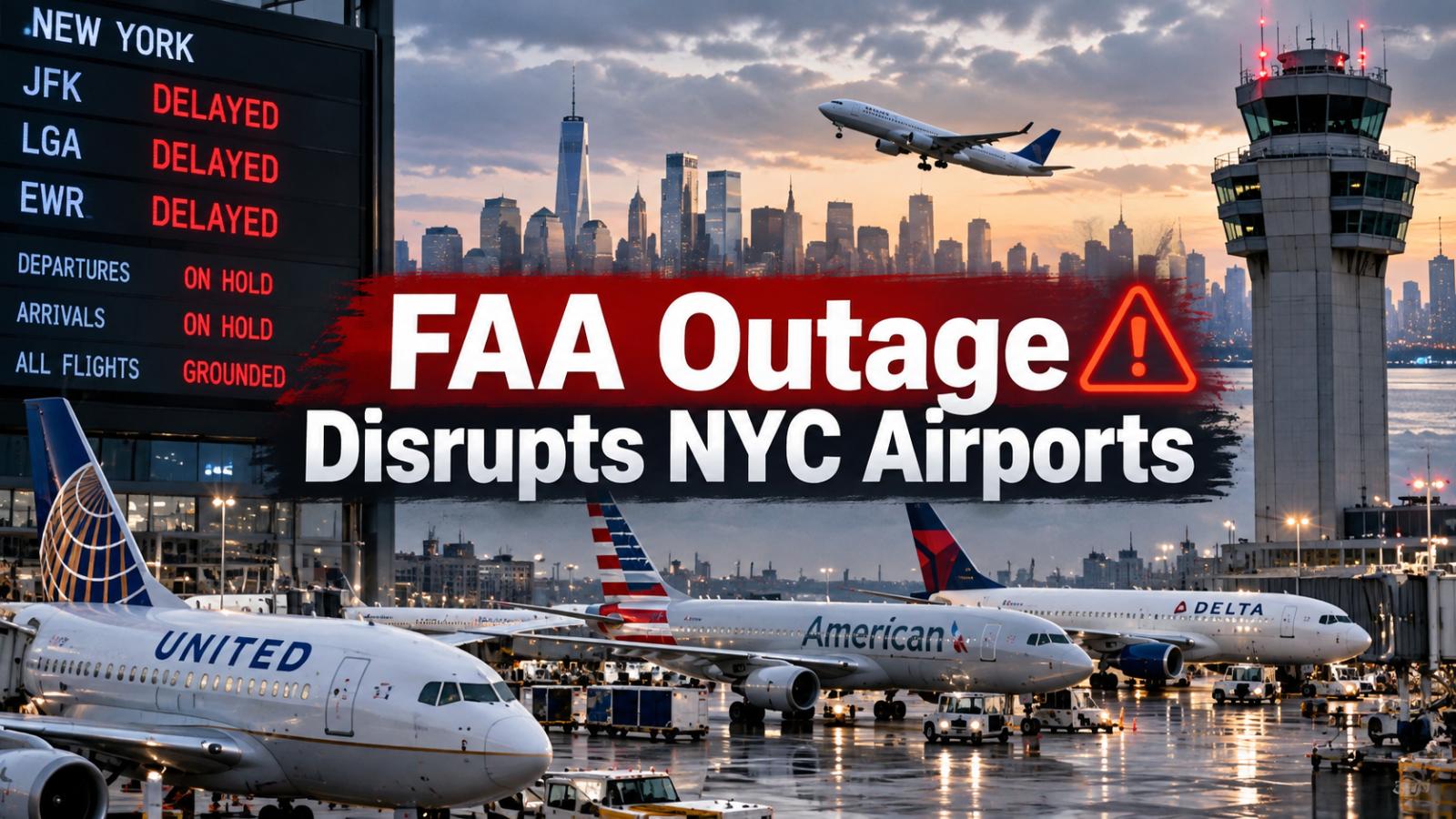 New York Airport Outage Disrupts JFK, LaGuardia and Newark