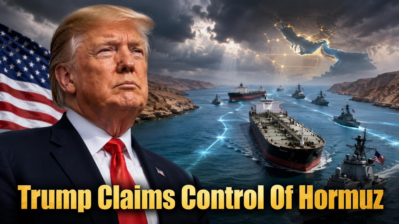 Trump Claims US Control of Strait of Hormuz as Oil Flows Rise