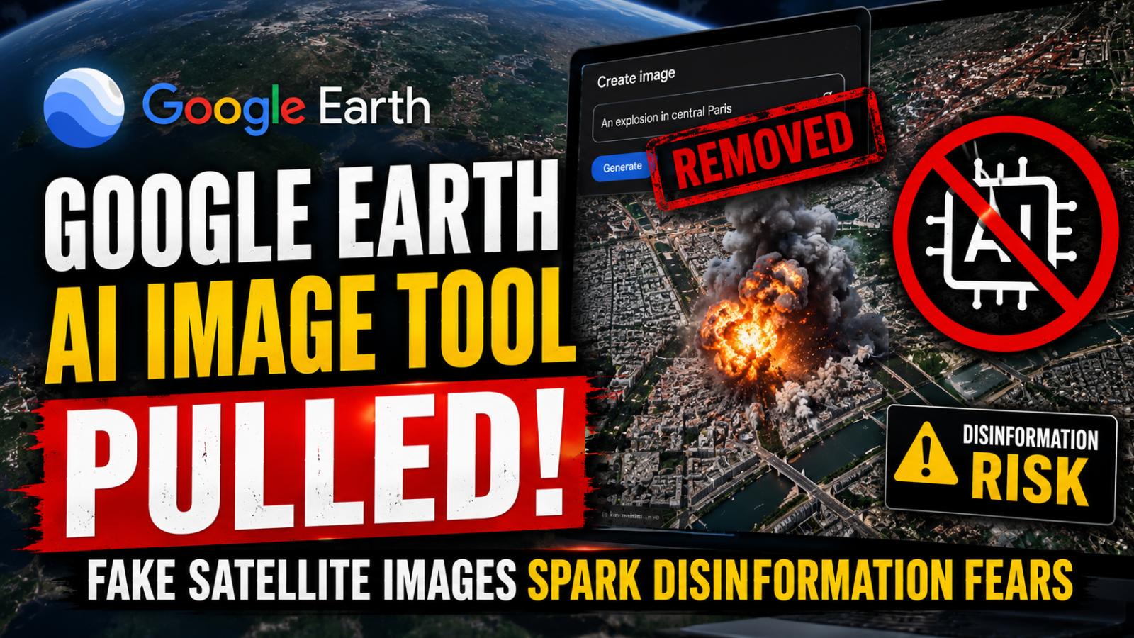 Google Earth AI Image Tool Pulled Over Fake Satellite Images