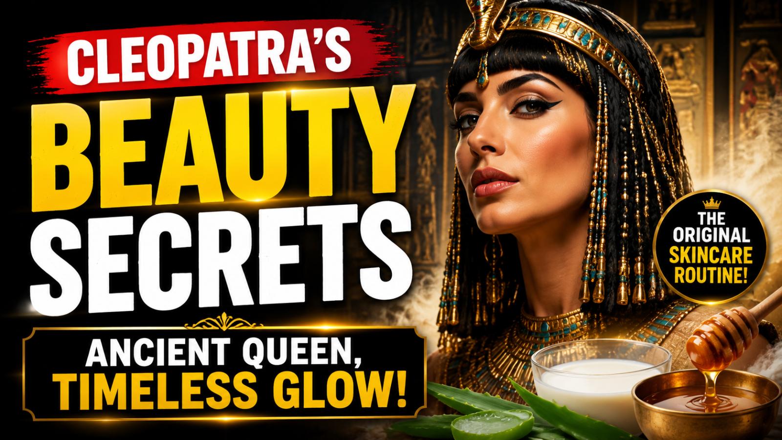 Ancient Cleopatra skincare and beauty rituals revealed