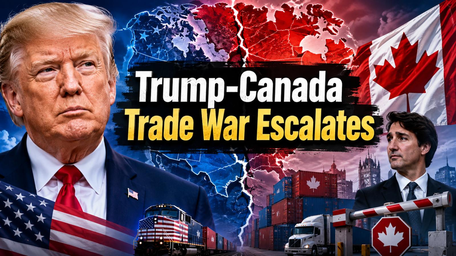 Trump Canada Trade War Escalates as 50% Tariffs Take Effect