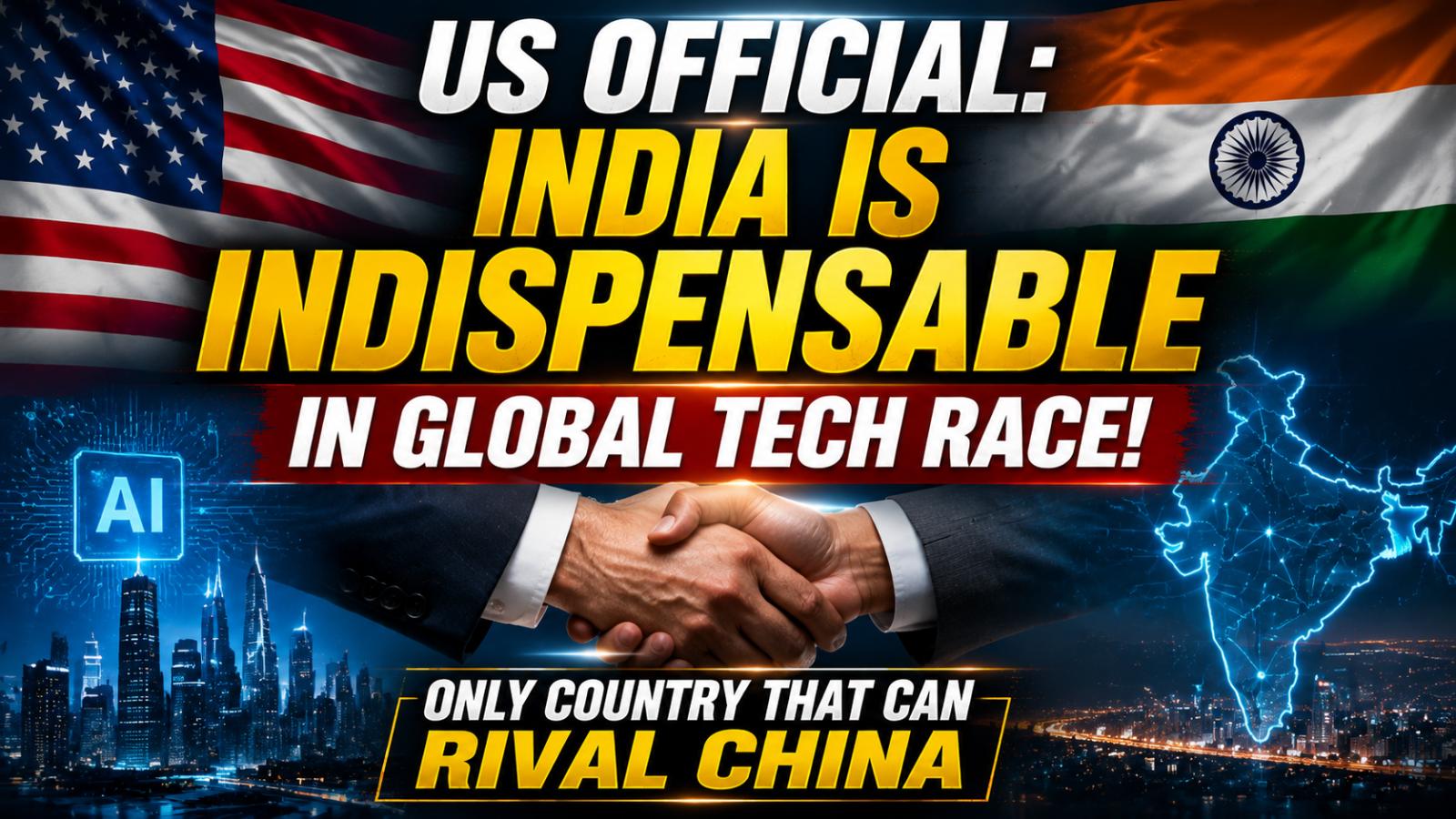 US official calls India indispensable in global tech race