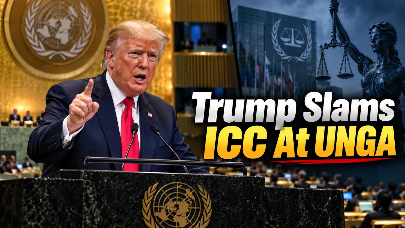 Trump ICC attack at UNGA targets court and global authority