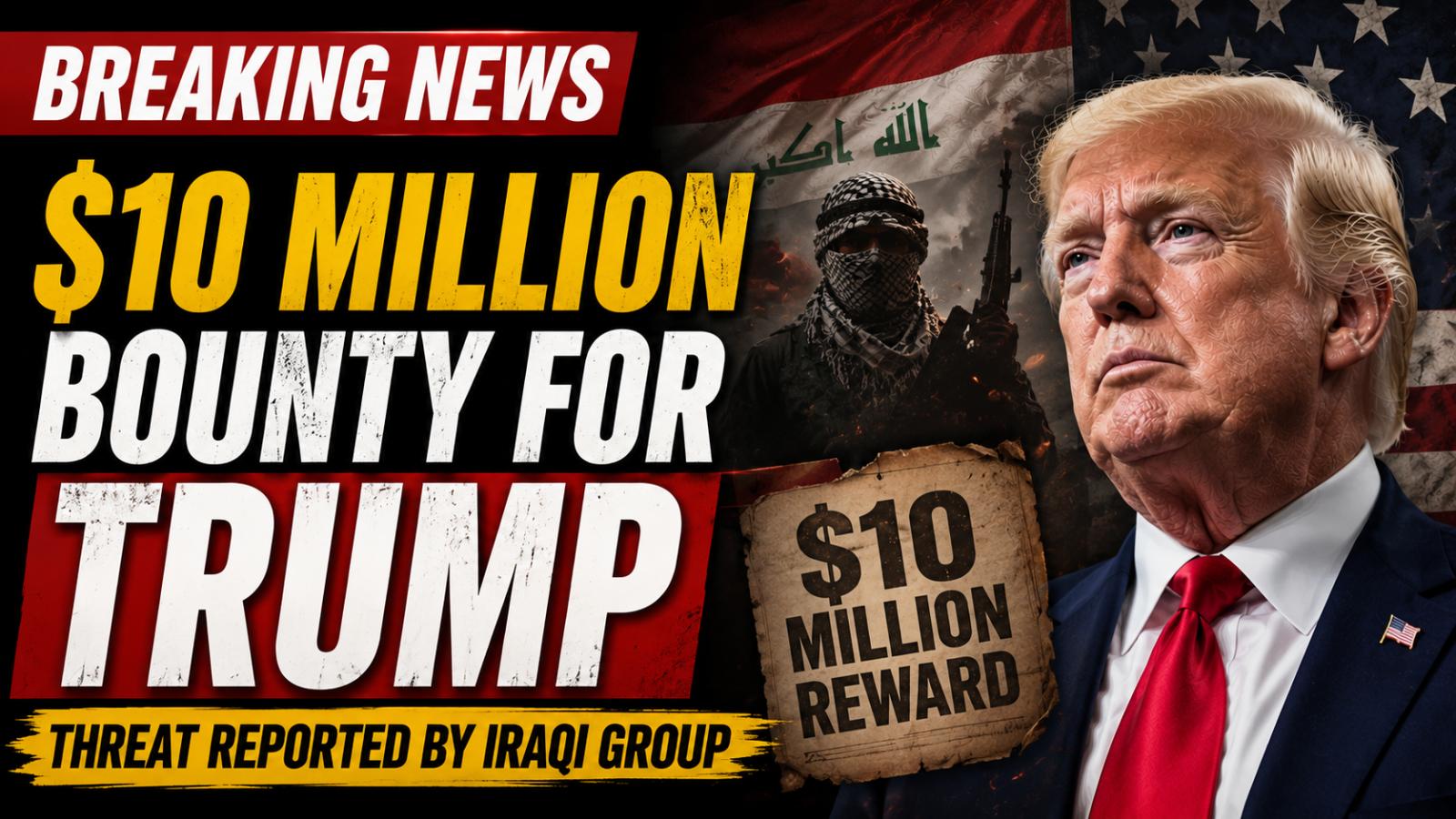 Iraqi Group Claims $10 Million Trump Bounty