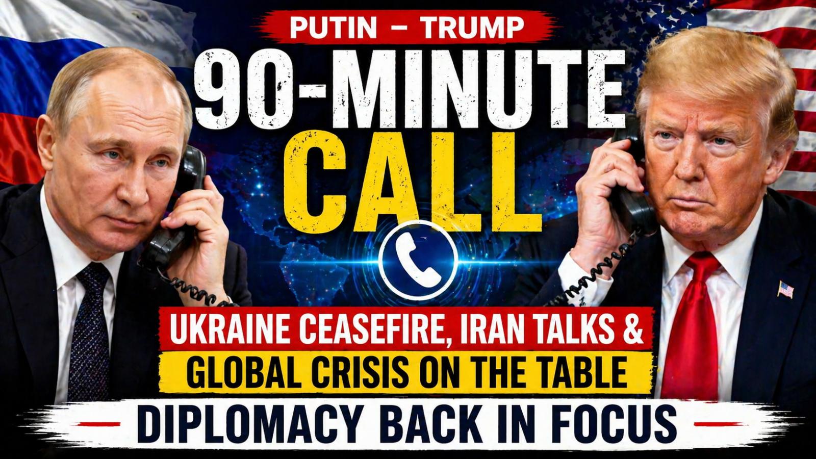 Putin Proposes Ukraine Ceasefire as He Speaks With Trump on Global Crises