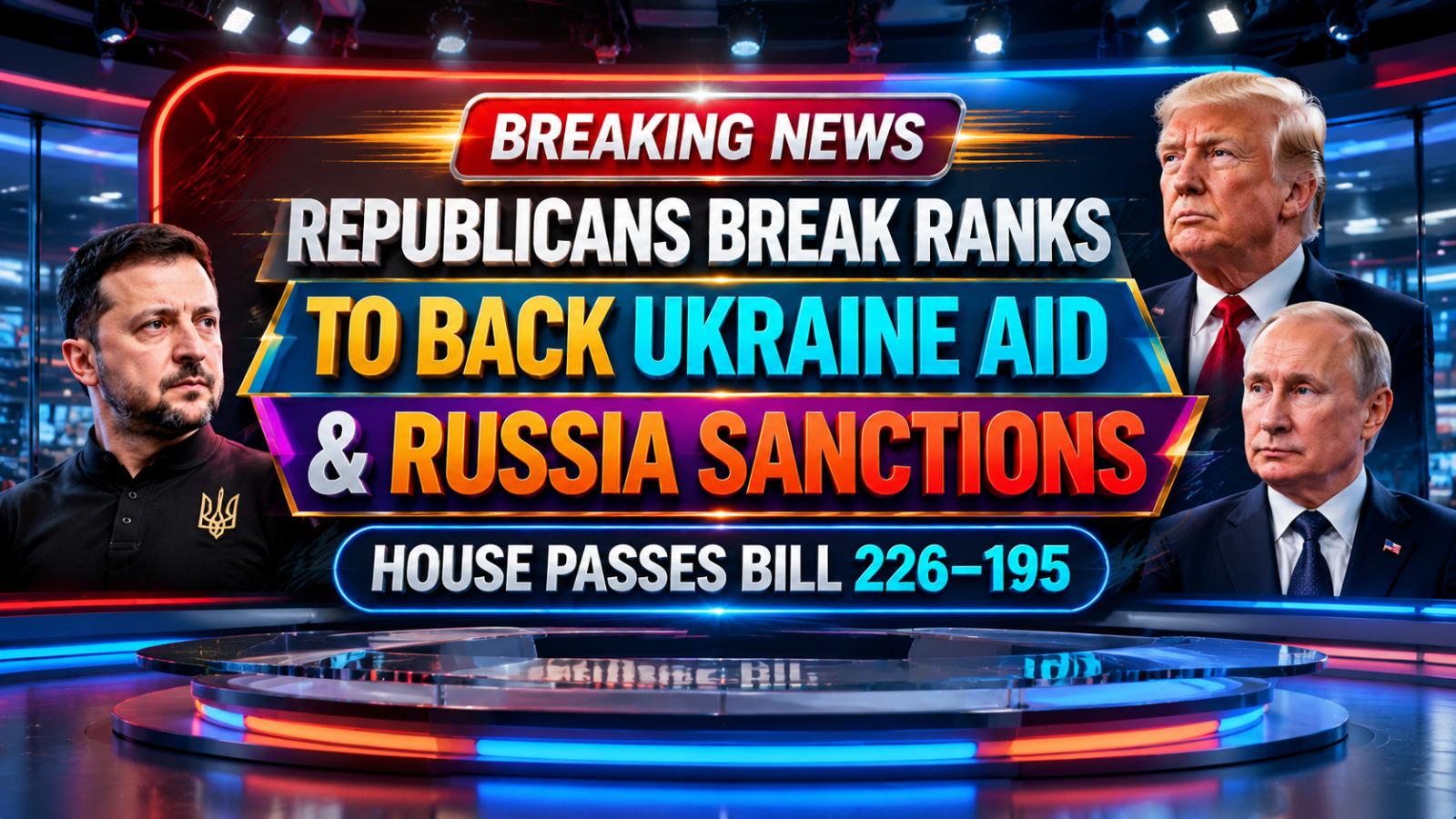 House Passes $Billions Ukraine Aid, Challenges Trump
