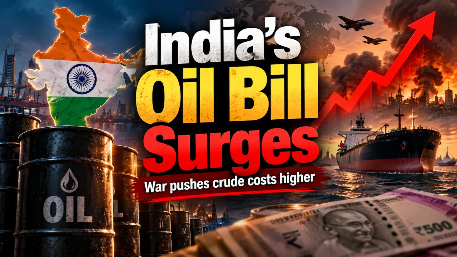 India oil import bill rises as Middle East war lifts crude costs
