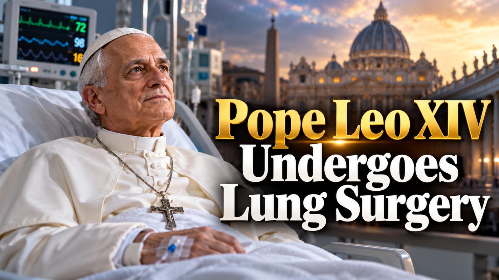 Pope Leo XIV diagnosed with lung cancer after surgery