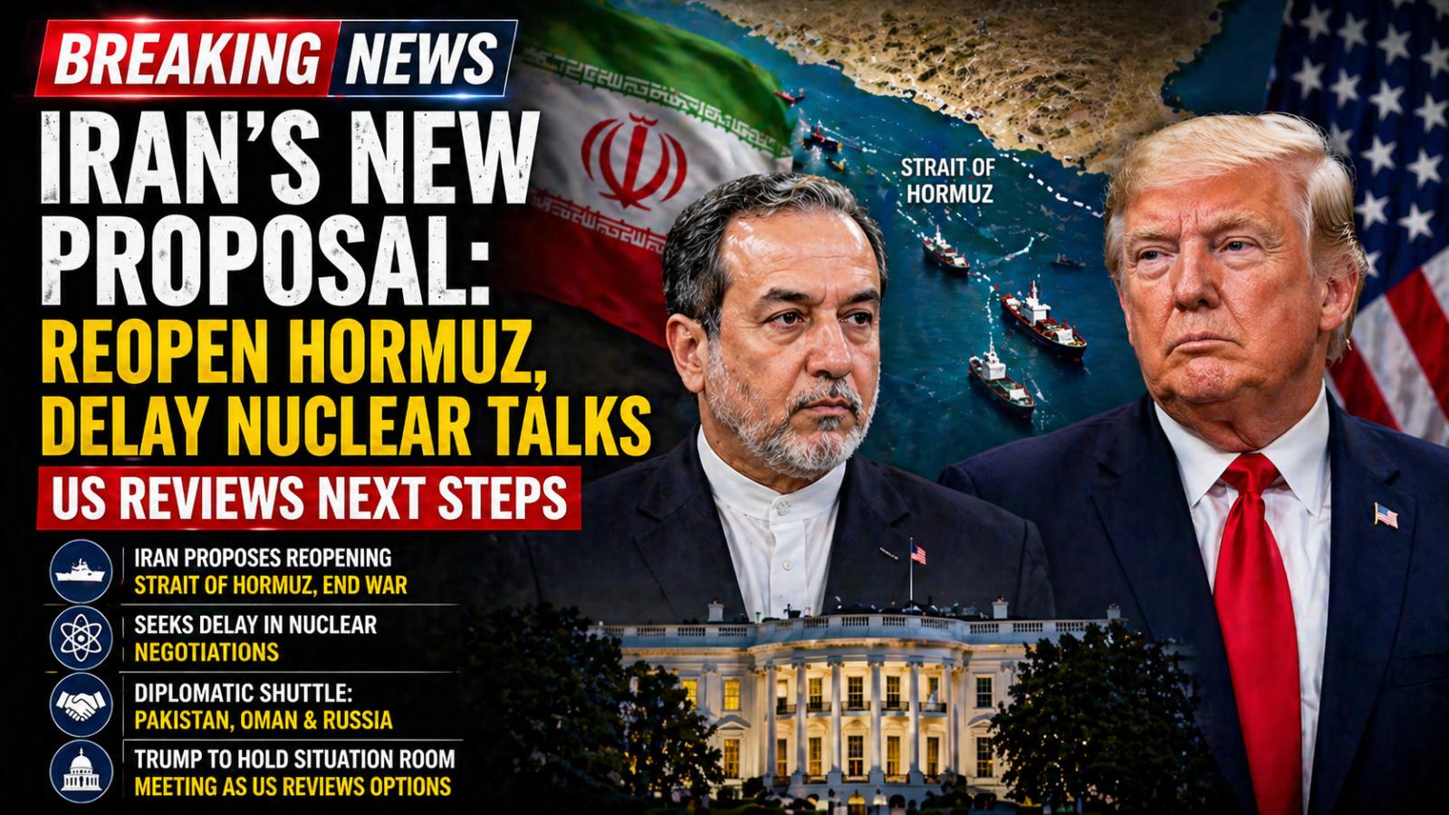 Iran Proposes Strait of Hormuz Deal While Delaying Nuclear Talks
