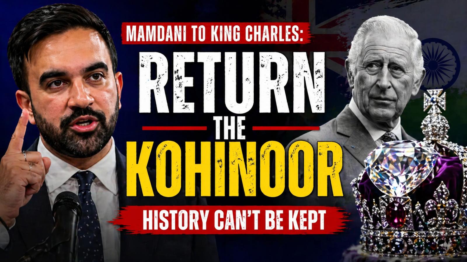 Zohran Mamdani Calls for Kohinoor Diamond Return Ahead of Royal Visit