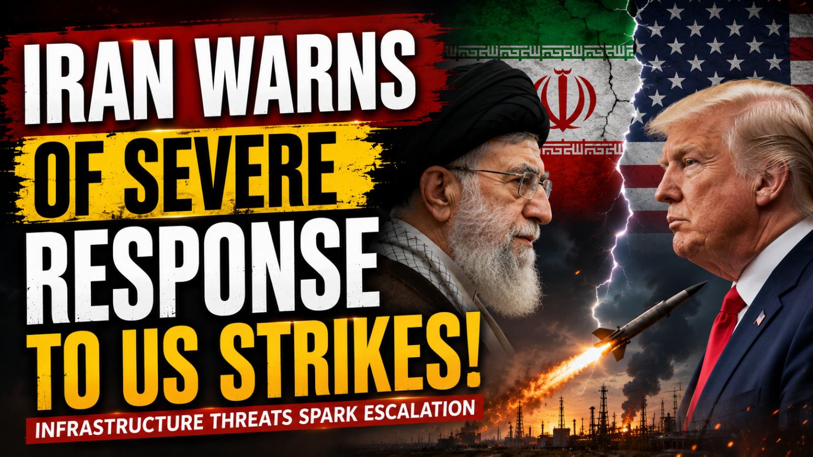 Iran Warns of Severe Response to US Infrastructure Strikes