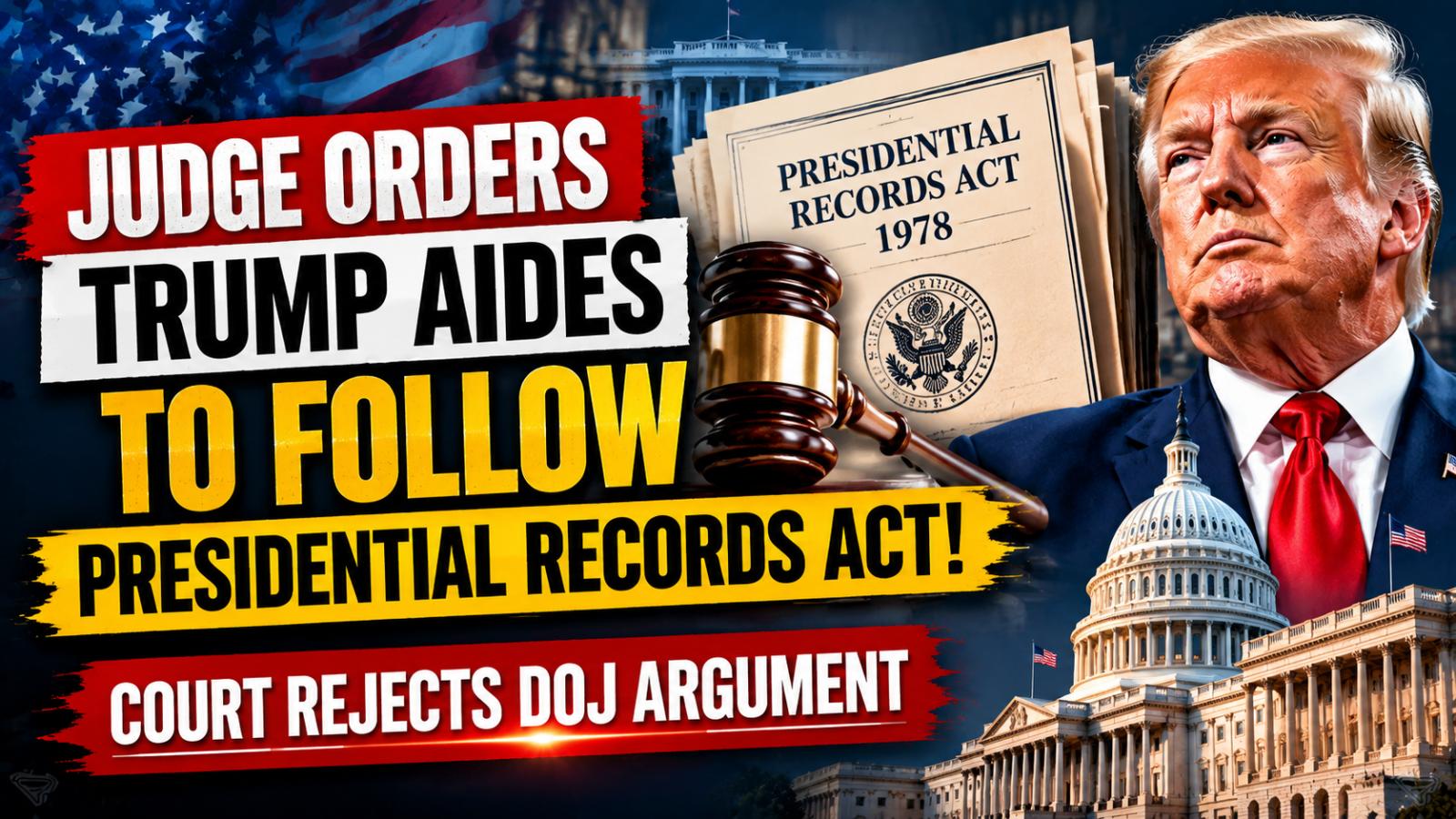 Federal Judge Upholds Presidential Records Act Against Trump