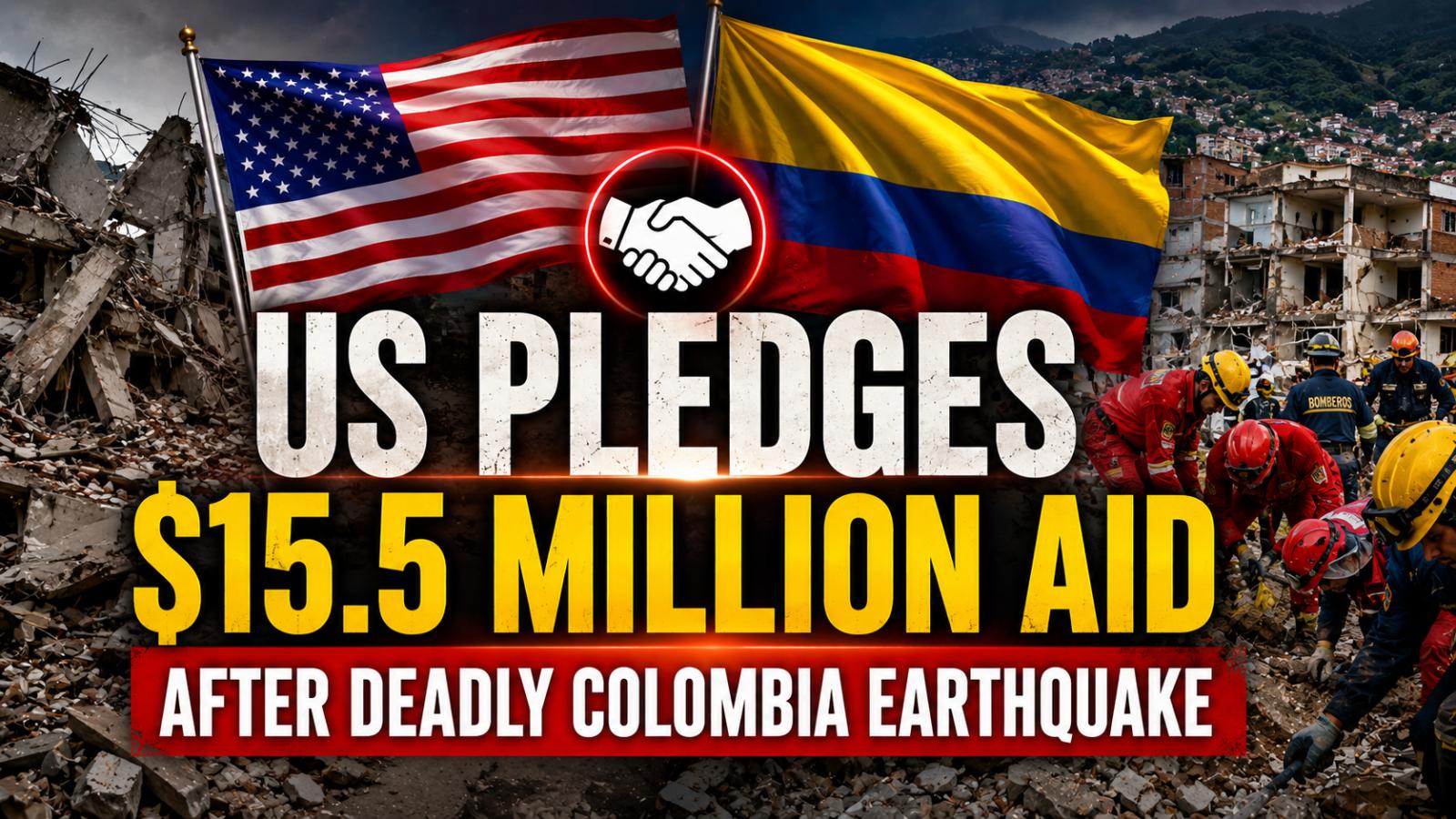 US Colombia Earthquake Aid Reaches $15.5 Million After Deadly Quake