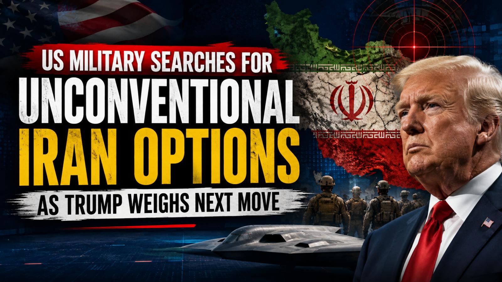 US Military Seeks Unconventional Iran Pressure Options