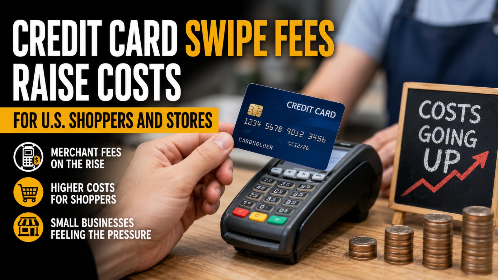 Credit Card Swipe Fees Raise Costs for U.S. Shoppers and Stores