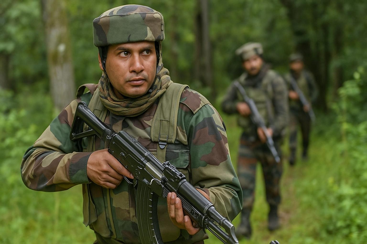 J&K police and army engage militants in fierce gunfights across two districts