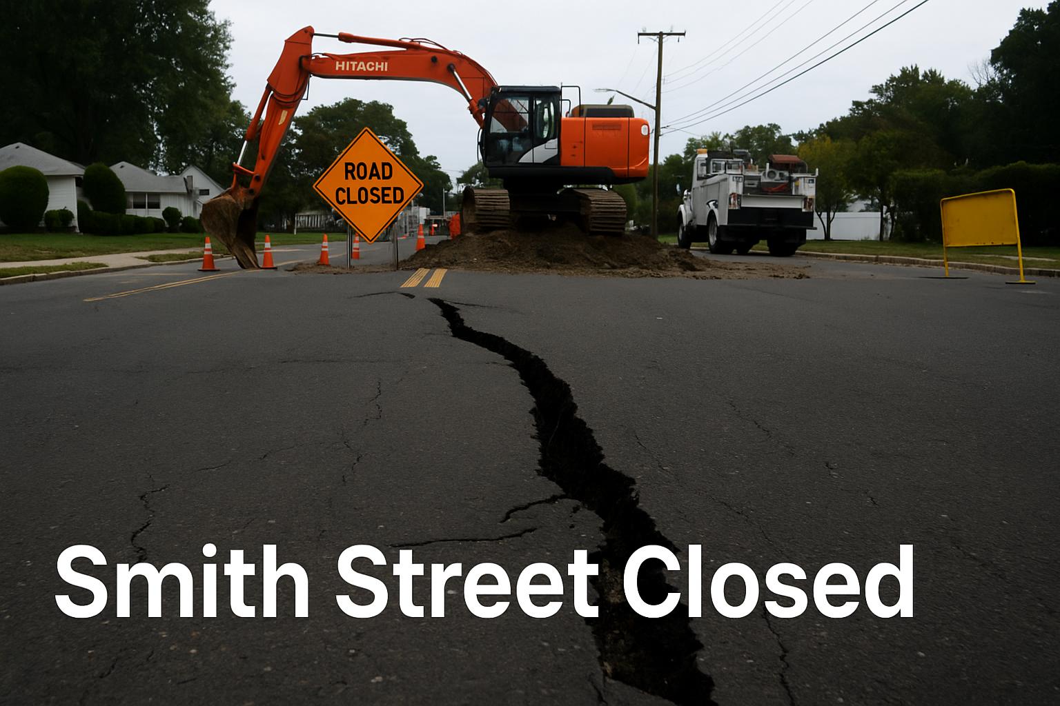 Smith Street in Woodbridge closed as soil cracks raise safety concerns