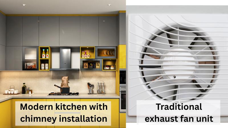 Apartment vs Independent Home Kitchen Do You Need Chimney, Exhaust Fan or Both