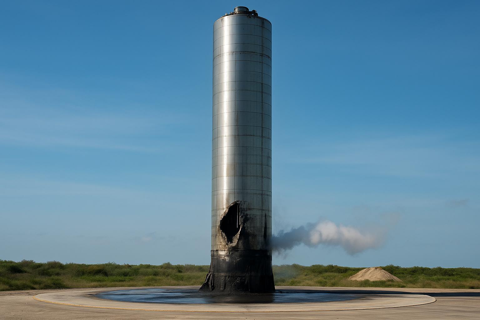 SpaceX Booster 18 suffers damage after test anomaly at South Texas site