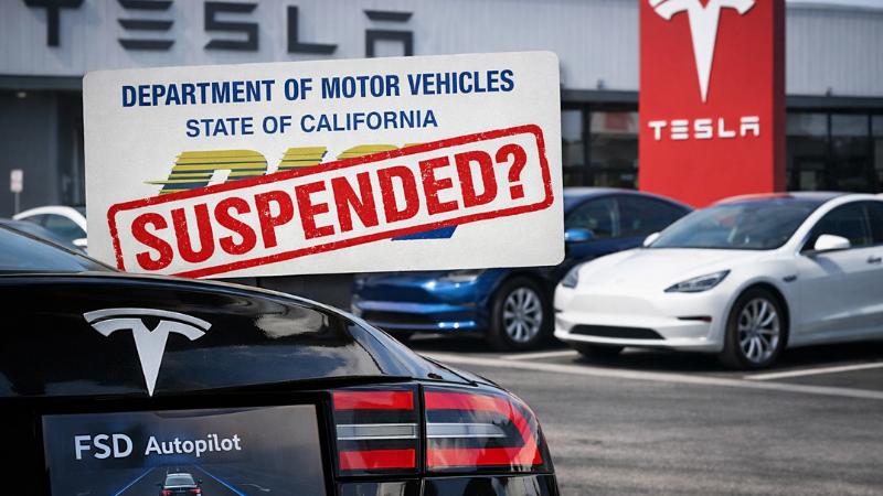 Tesla faces potential California sales halt amid scrutiny of self-driving claims