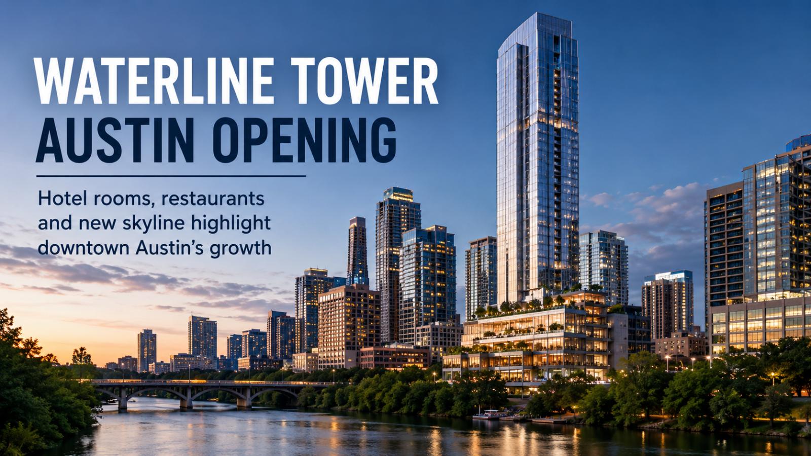 Waterline Tower Austin Opening: Hotel, Restaurants Coming in August