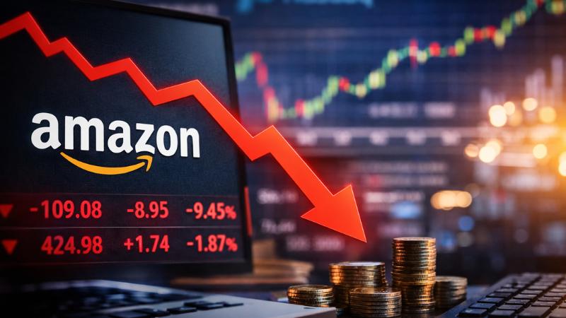 Amazon shares slide 9% as heavy AI spending plan rattles investors