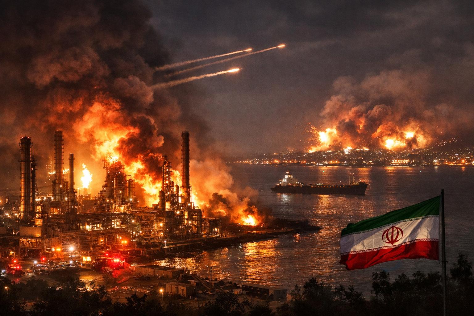 Iran attacks Gulf oil sites as US, Israel strikes escalate regional conflict