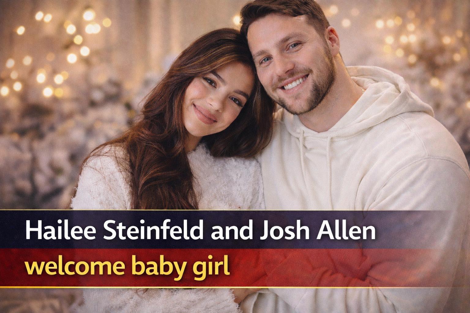 Hailee Steinfeld and Josh Allen welcome baby girl
