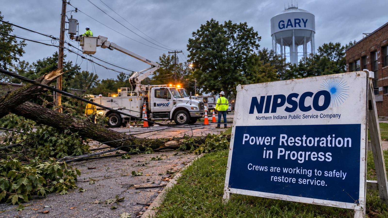 Thousands remain without power in northwest Indiana after derecho