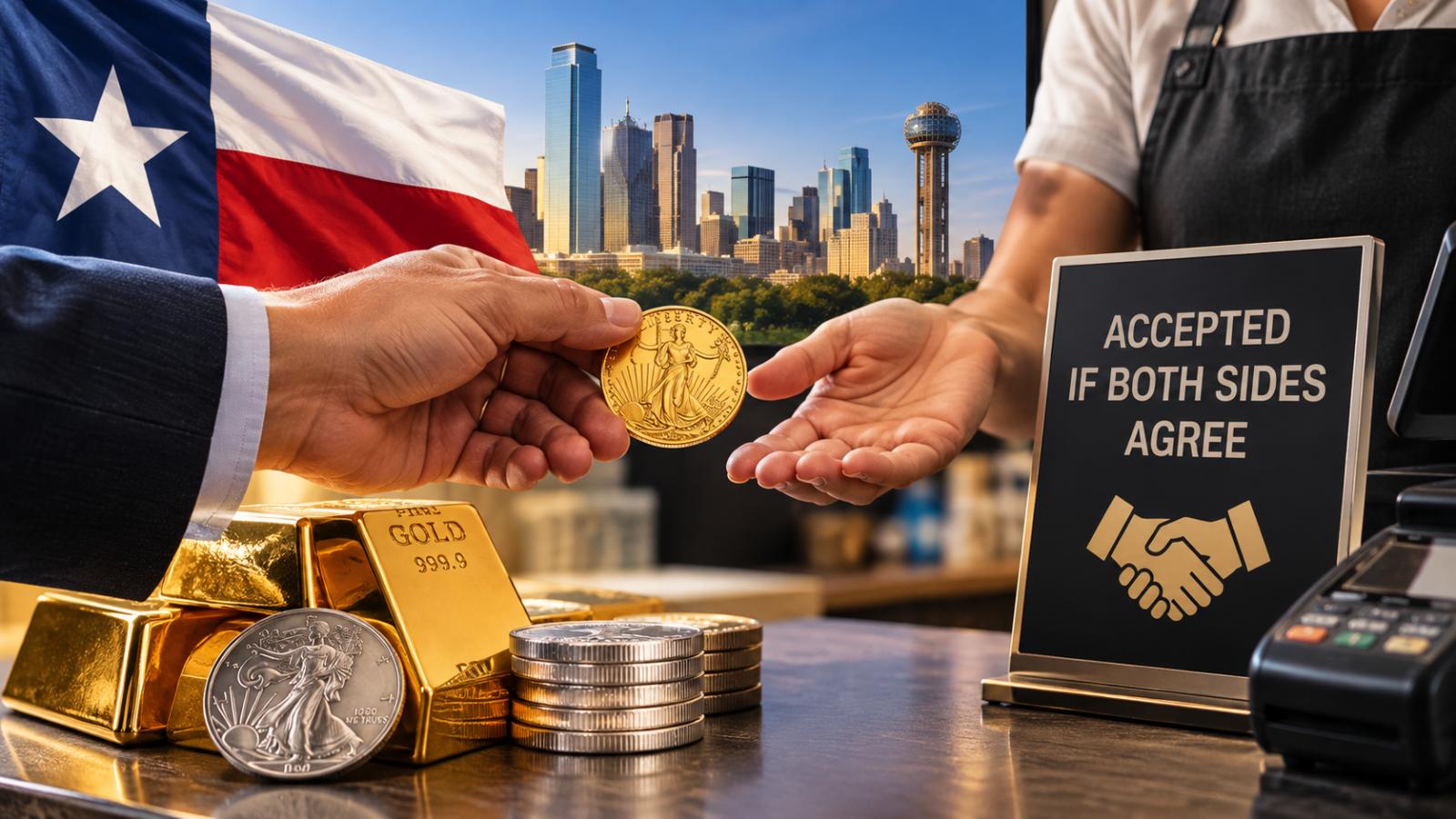 Can you pay with gold and silver in Texas? New law explained