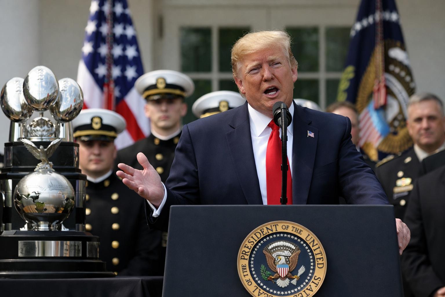 Trump claims major US military success against Iran at White House event