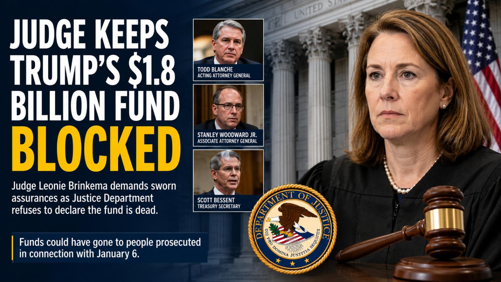 Federal Judge Keeps Trump’s $1.8 Billion Fund Blocked