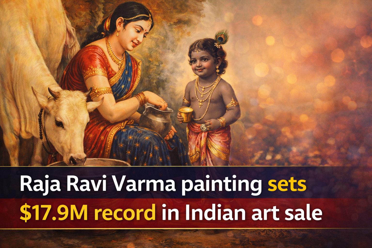 Raja Ravi Varma painting sets $17.9M record in Indian art sale