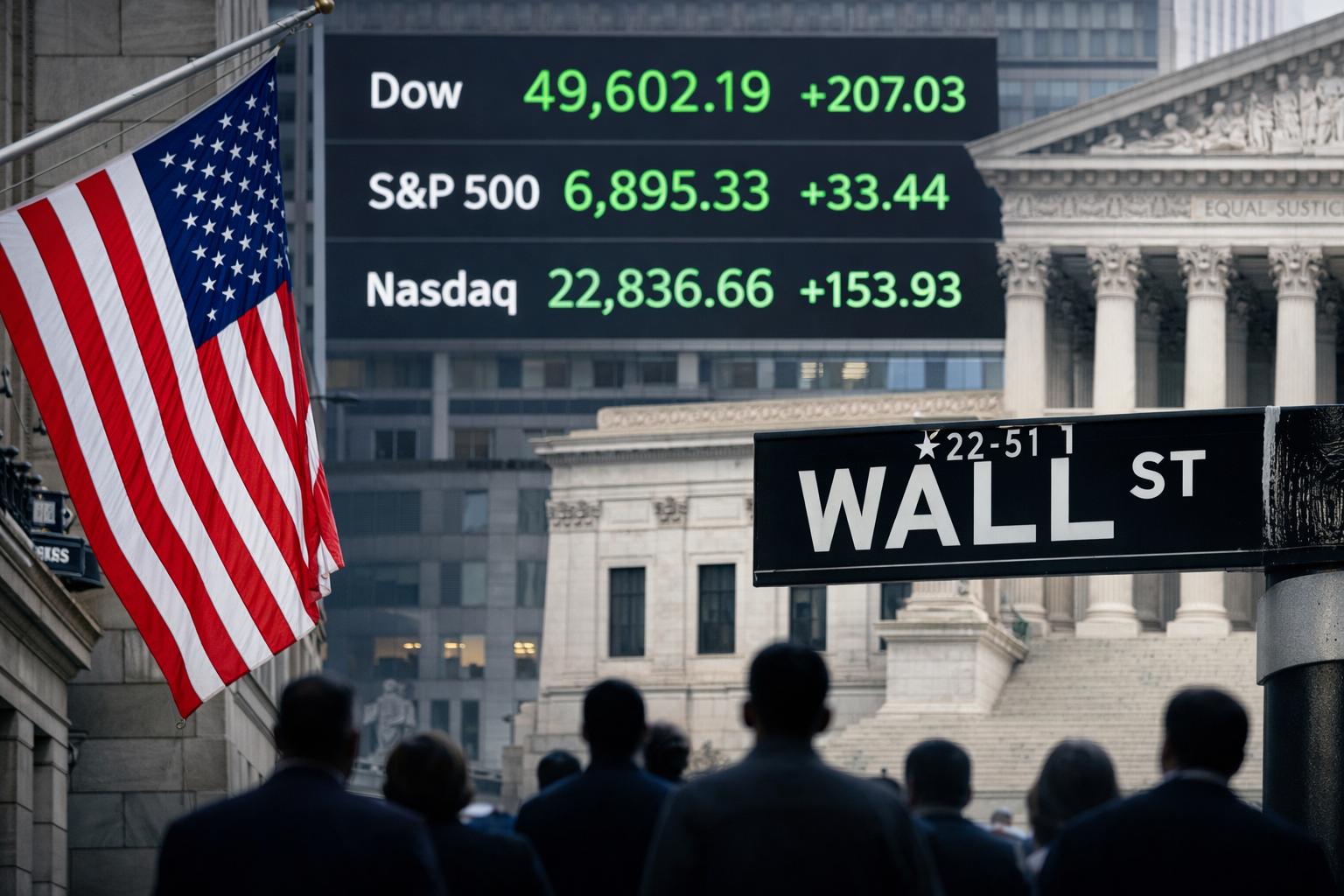 US Stocks Rise After Supreme Court Blocks Trump Tariffs