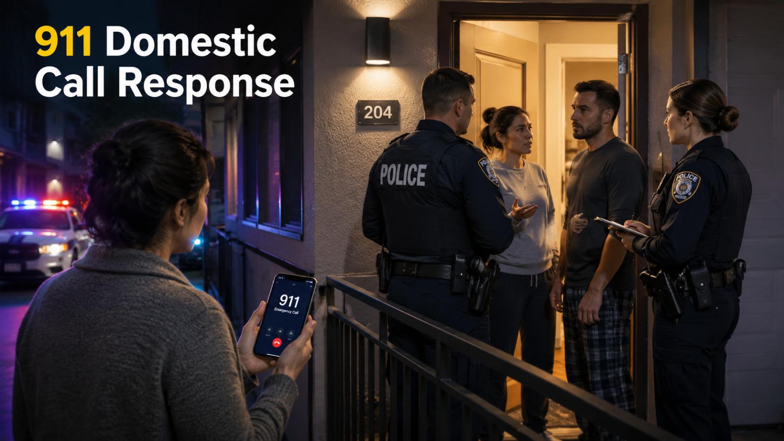 What Happens If 911 Is Called During a Domestic Argument in the US