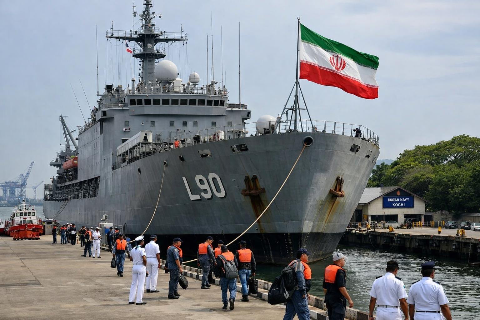 India allows emergency docking of Iranian naval ship IRIS Lavan in Kochi