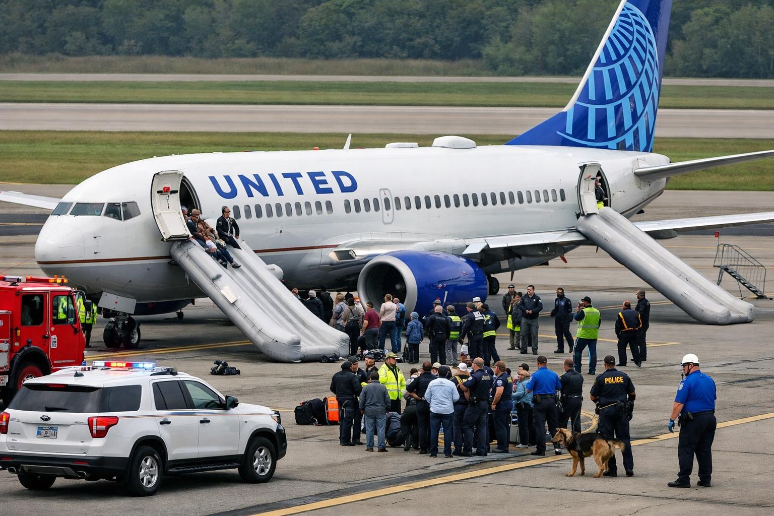 Chicago to New York flight diverted, passengers evacuated in Pittsburgh