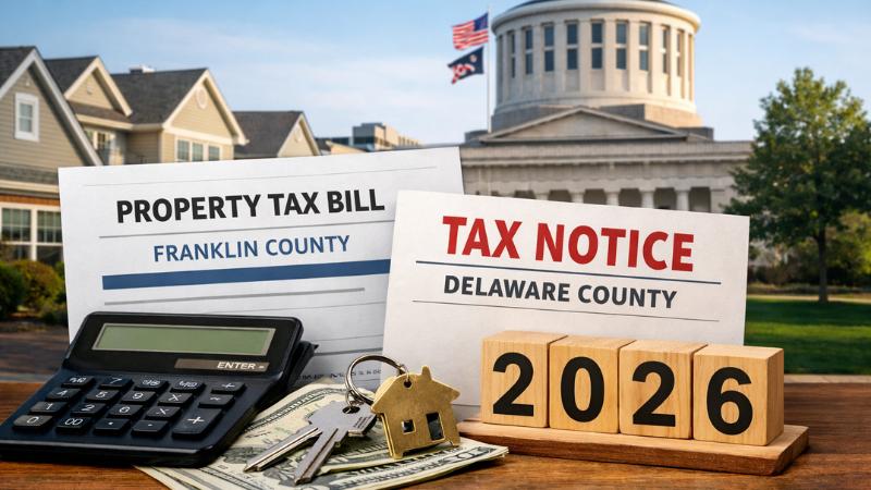 Franklin and Delaware counties adjust 2026 property tax due dates in Ohio