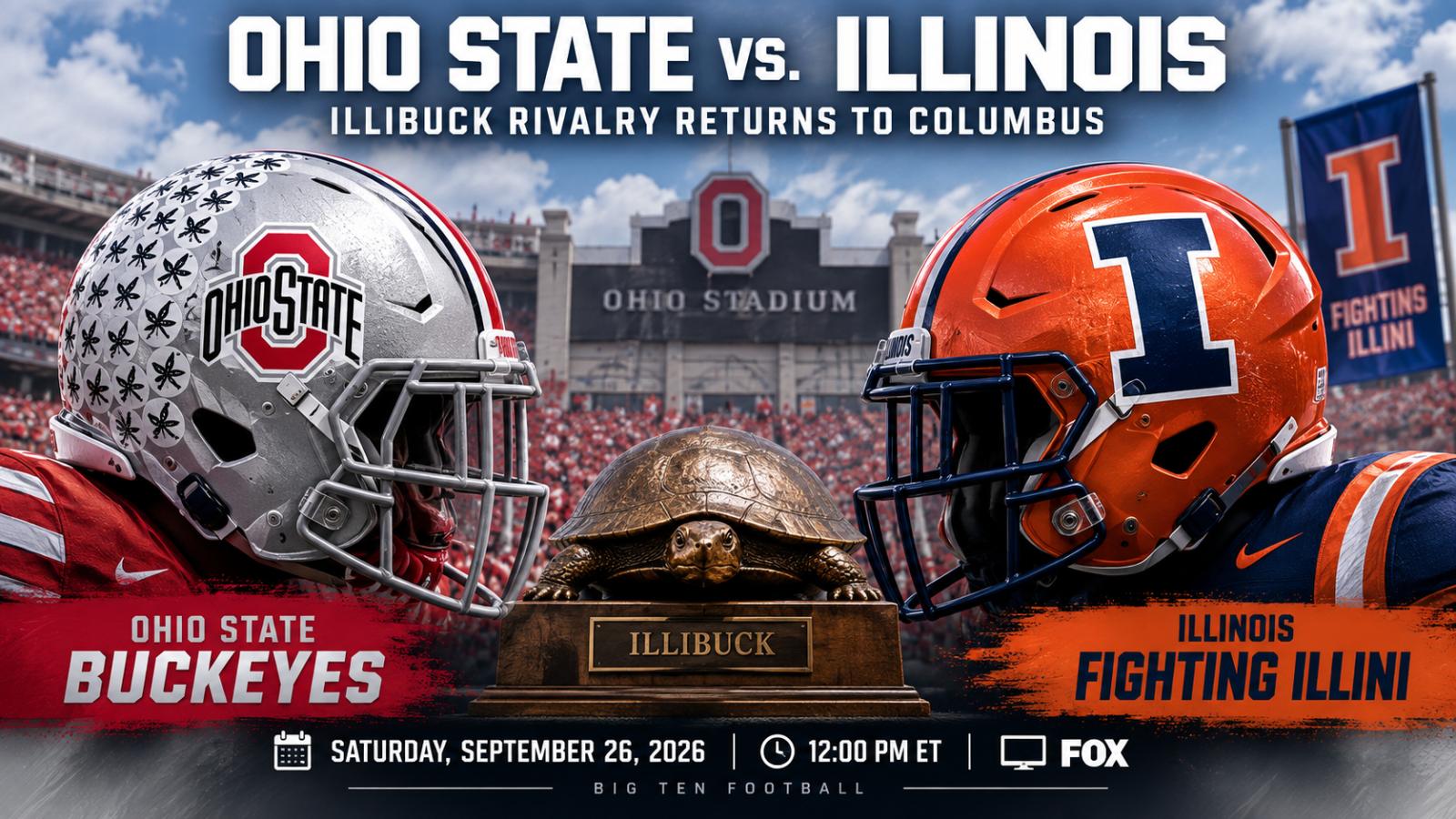 Ohio State vs. Illinois: Illibuck rivalry returns to Columbus