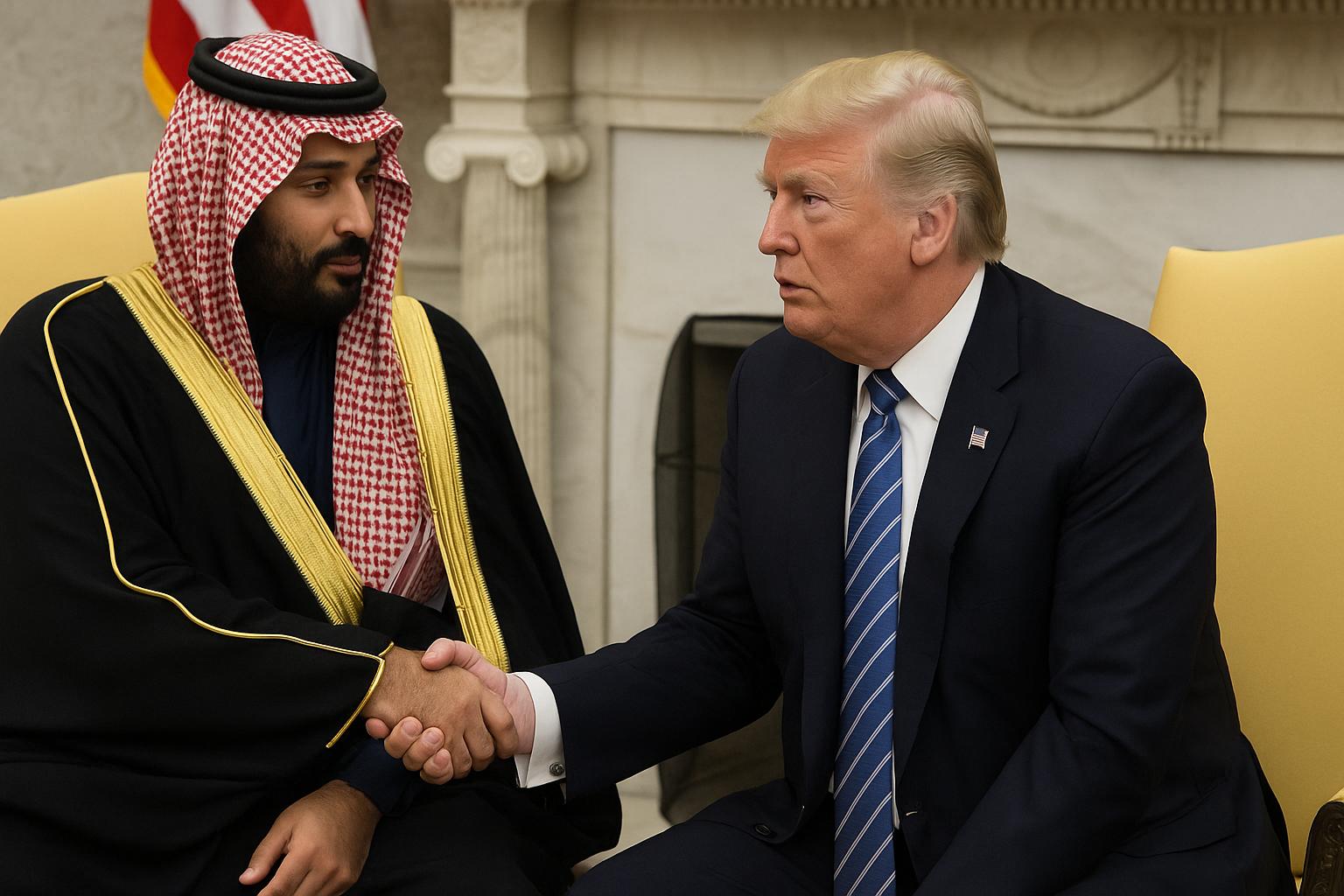 Saudi crown prince seeks security guarantees as Trump pushes Israel normalisation
