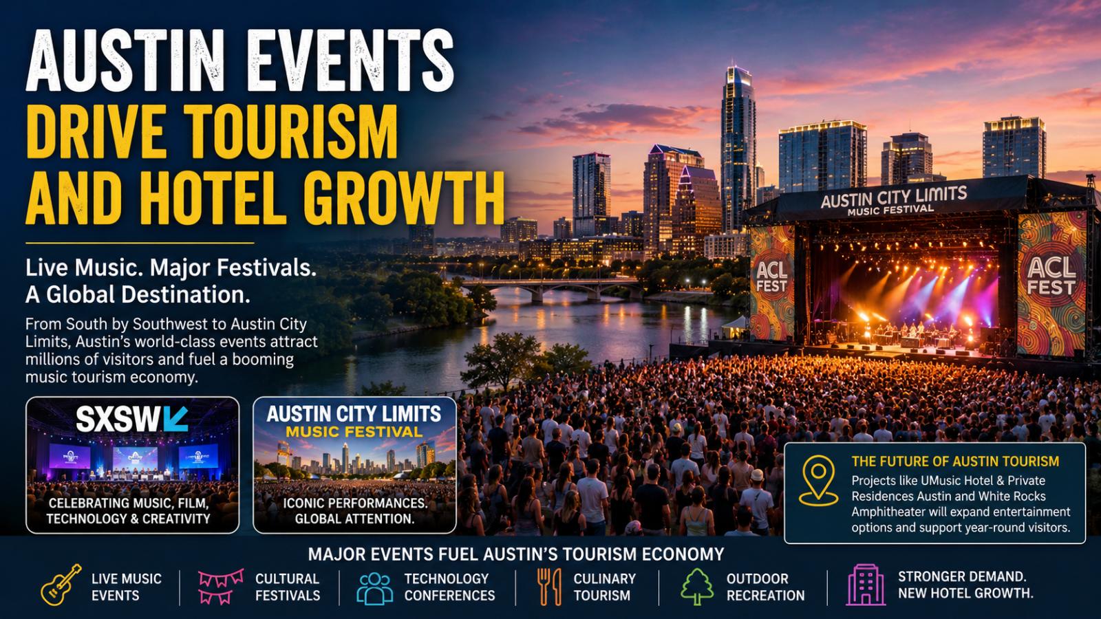 Austin Music Events Drive Tourism and New Hotel Growth