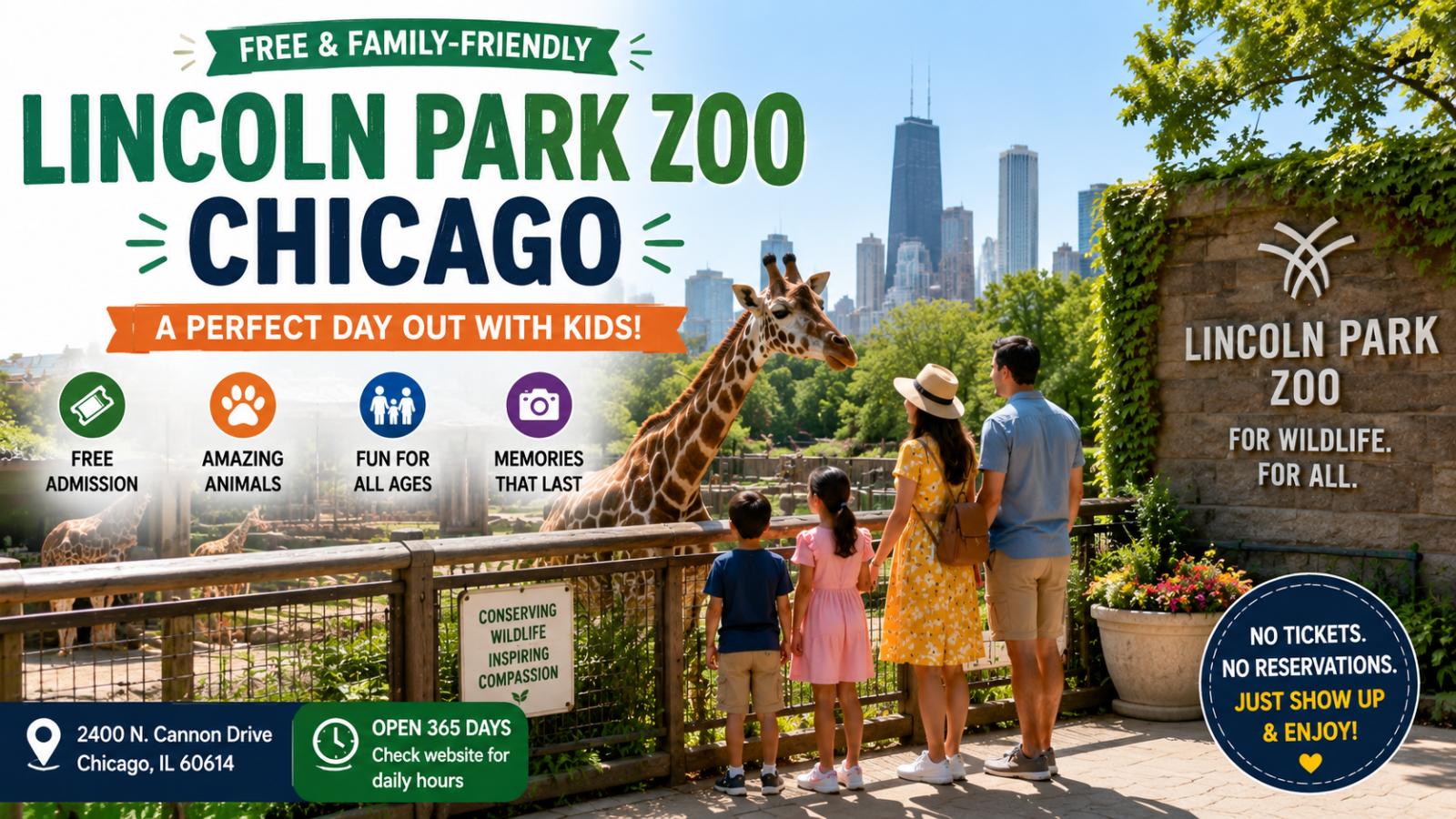 Lincoln Park Zoo Chicago: Free Family-Friendly Attraction for Kids