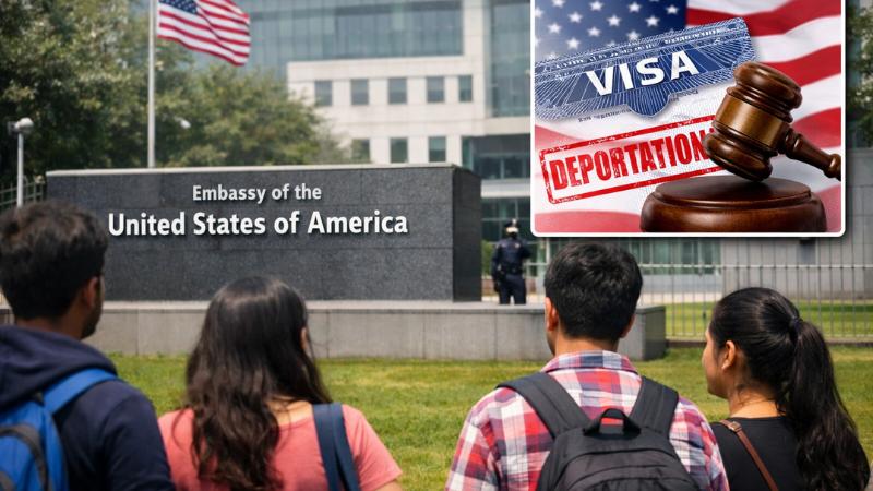 US embassy warns Indian students on visa violations and legal compliance