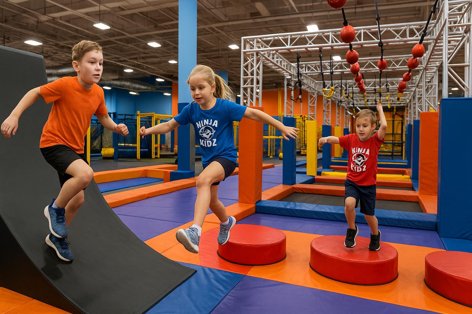 New Ninja Kidz Action Park opens with 20 attractions for families and kids