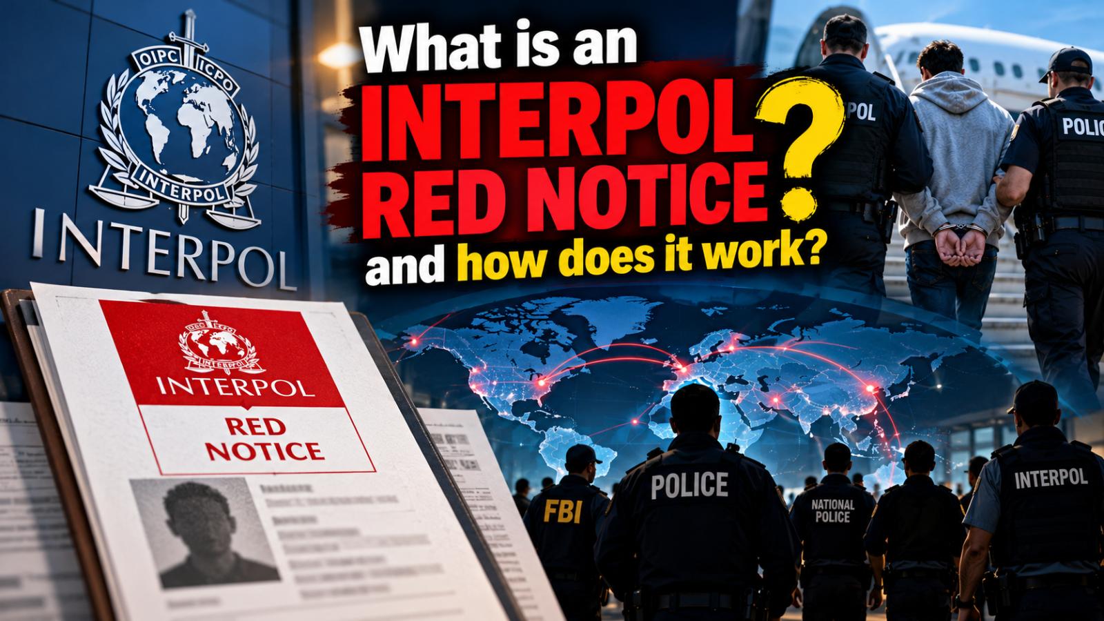 What is an Interpol Red Notice and how does it work?