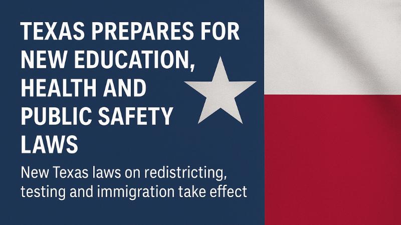 Texas prepares for new education, health and public safety laws