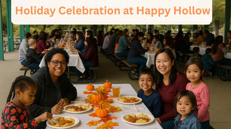 Happy Hollow Hosts Friendsgiving Event for Santa Clara County Families
