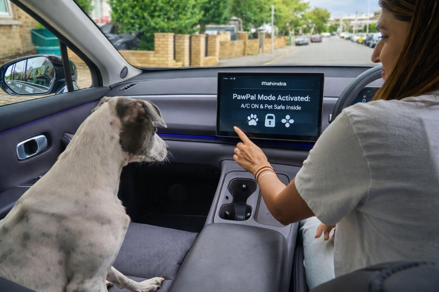 Mahindra PawPal Mode adds climate-controlled safety for pets in cars